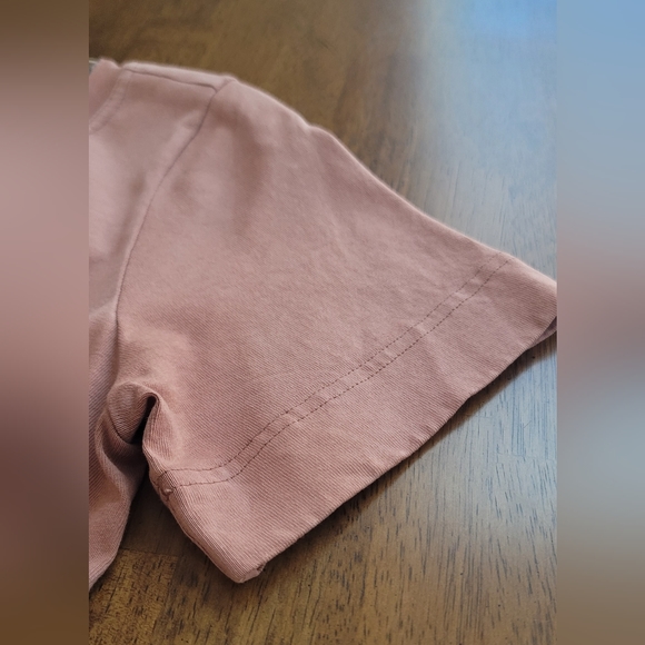 Free People FP Beach T-Shirt Midi Dress in "Burnt" Orange X Small with Pockets - Picture 4 of 8